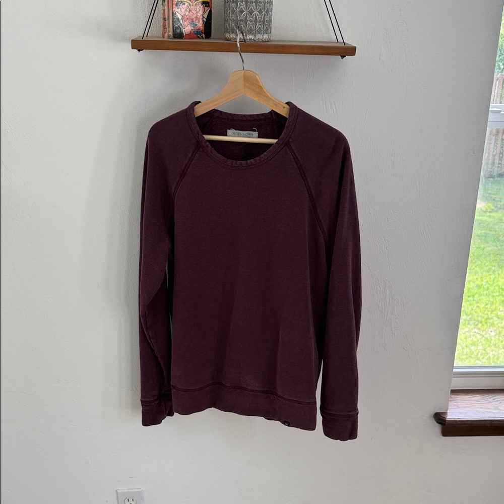 Outerknown Wine Colored Sur Sweatshirt Men’s Medium